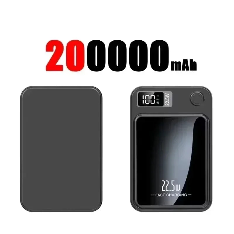 Lenovo Magnetic Power Bank 50000mAh Wireless Charger Super Fast Charging for Magsafe External Battery For iPhone 17/16/15/14/13