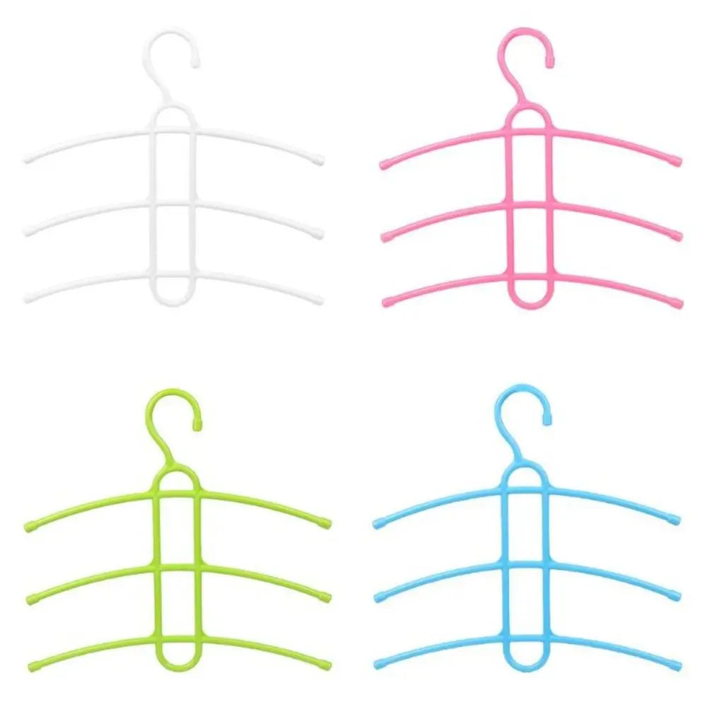 New Multifunctional Hanger Hook Fishbone Clothes Hanger Clothes Rack Wardrobe Organizer Space 3 Layer Saver