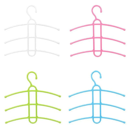 New Multifunctional Hanger Hook Fishbone Clothes Hanger Clothes Rack Wardrobe Organizer Space 3 Layer Saver