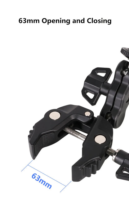 For Insta 360 X5 X4 X3 GO 3S Motorcycle Bicycle Clip Bracket for GoPro 13 12 11 DJI Action 6 Bike Selfie Stick Camera Accessory