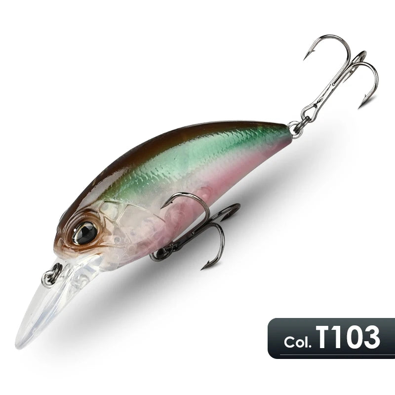 MEREDITH JERK CRANK M65 Floating 14g Hot Model Fishing Lure Hard Bait 11Color Wobbler Crank Quality Professional Depth 2.0-2.5m