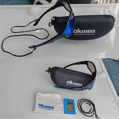 Okuma Polariserade Sportsolglasögon – UV400-skydd för cykling, körning och fiske