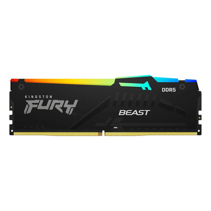Kingston FURY Beast DDR5 RGB 8GB 16GB 4800 5200 5600MHz Desktop AMD Intel CPU Motherboard Memory RAM 288PIN 1.1V