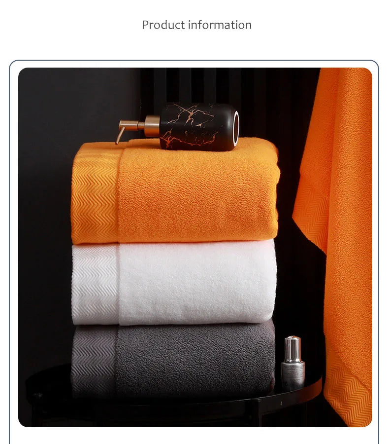 Egyptian Cotton Towel Bath Towel Soft Bath Towel That Absorb Water Do Not Shed Hair Household Face Washing Towels 80X160cm