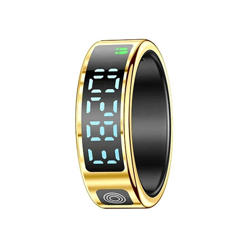 Smart Ring For Men Women Heart Rate Blood Oxygen Monitor Multi 5ATM & IP68 Waterproof Sports Ring Sleep Fitness For Android IOS