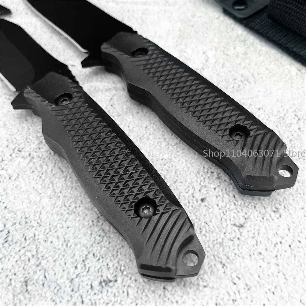 Portable Straight Cutter Built 5Cr13Mov Steel Blade and Comfortable ABS Grip, Equipped with Sheath for Field Trips and Daily Use