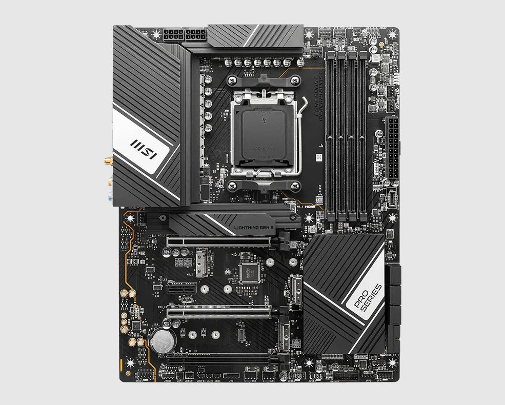 MSI PRO X670-P WIFI AM5 ATX Motherboard AMD X670 Placa Mãe CPU Support  Ryzen 7 7800X3D 9 7950X3D 5 7600 Ram DDR5 HDMI 4x M.2