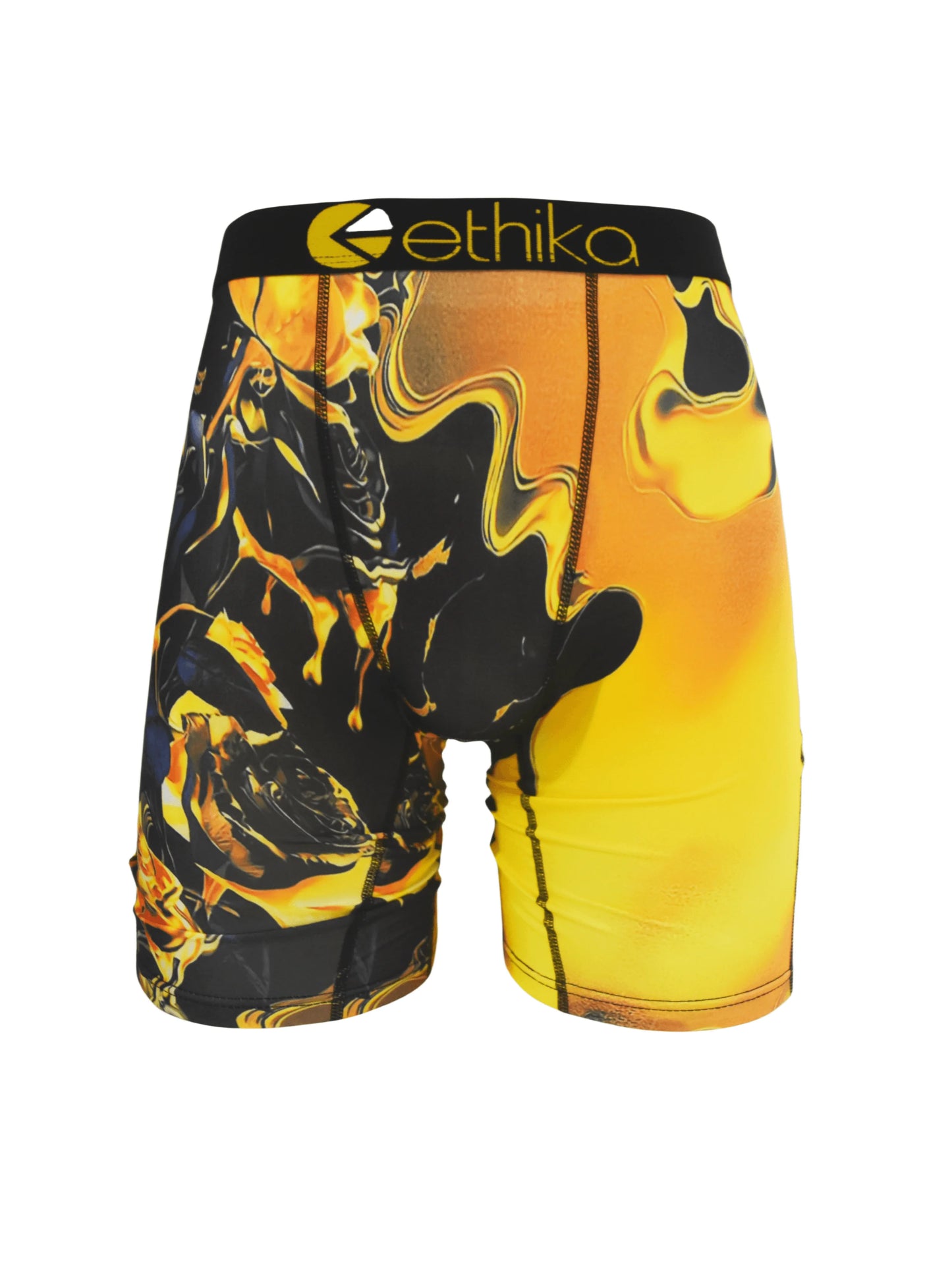 ETHIKA Herrboxers – Andningsbar Mesh-kil, Tryckta Mönster, Plus Size S–3XL
