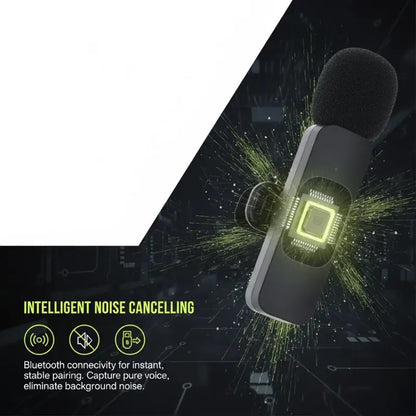 K9 Wireless Mini Lavalier Mic for Effective Audio Video Recording on Smartphones and Laptops