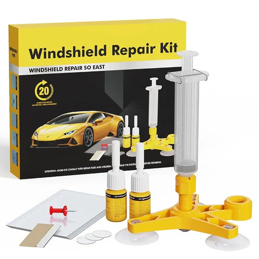 Reparationssats för Bilruta och Mobilskärm – DIY-kit för Hål och Sprickor med UV-lim