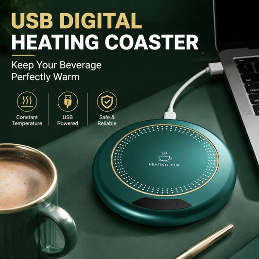 USB-driven Muggvärmare med Digital Display