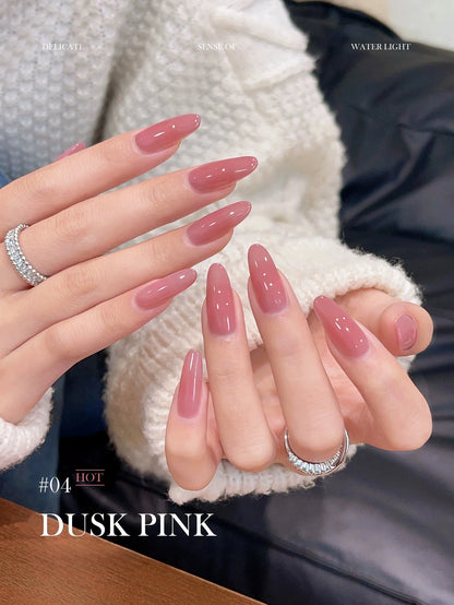1-30pcs PSK Nude Pink Color Nail Art Ice Transparent Bare Color Nail Enamel 2026 New Net Red Popular White Gel Nail Polish