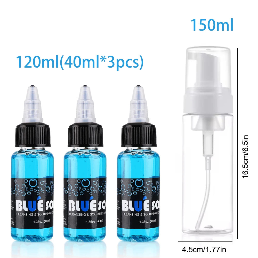 Ultra Concentrated Green Soap Tattoo Foaming Bottle – Tattoo Supplies for Tattoos, Piercings, Skin and Equipment Cleaning