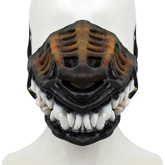 Hundmunskydd i latex - mask för maskerad och cosplay