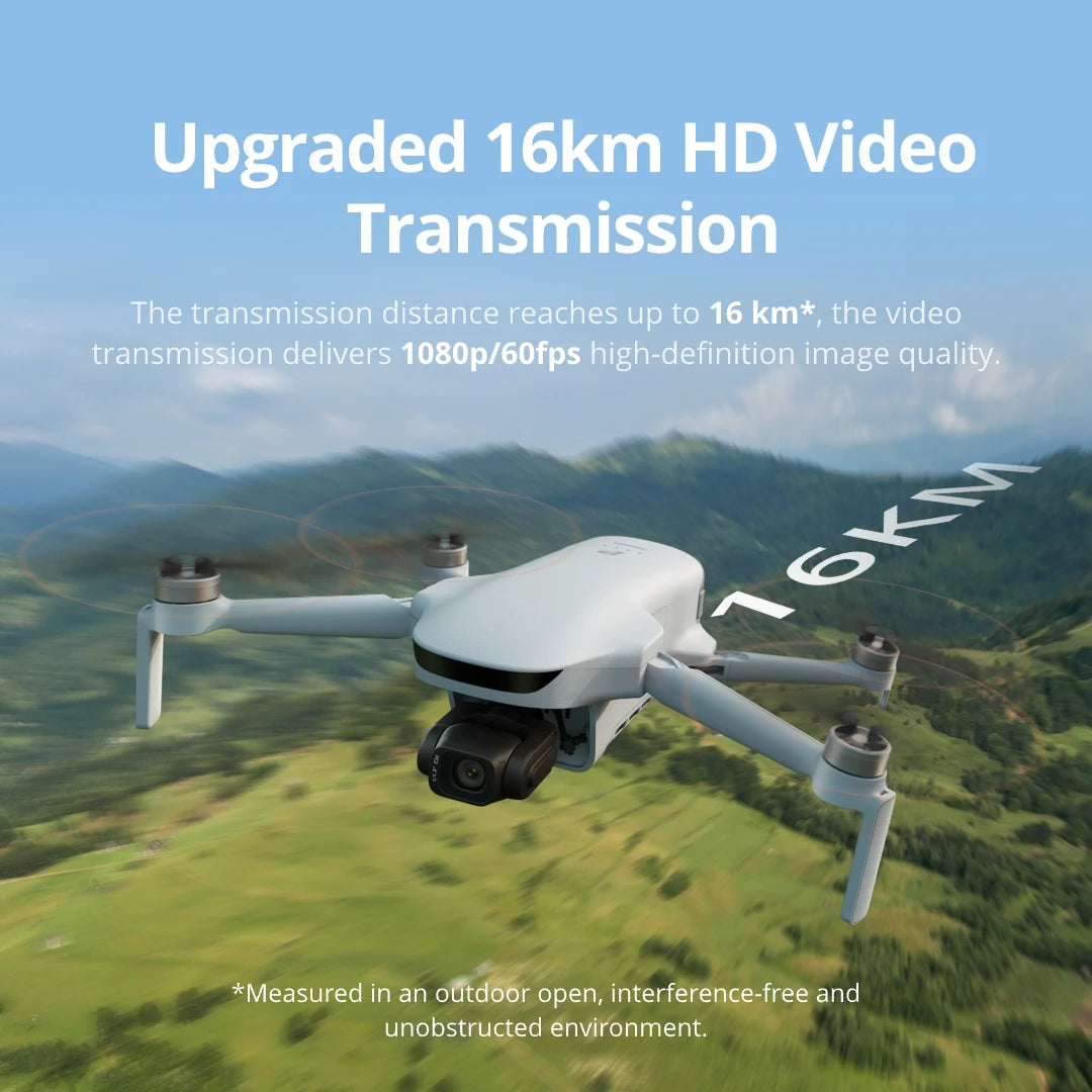 Potensic ATOM 3 C0 Drone with A Camera 8K Photo 4K 60fps Video Max 16KM Range 1/1.3’’ CMOS 3-Axis Gimbal Professional Mini Dron
