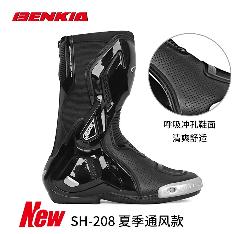 MC-stövlar för herr med fotledsskydd – storlek 35–45