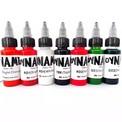 Dynamic 30ml Tattoo Practice Pigment Features Smooth Easy-color Formula Ideal for Novice Line Drawing and Gradient Shading