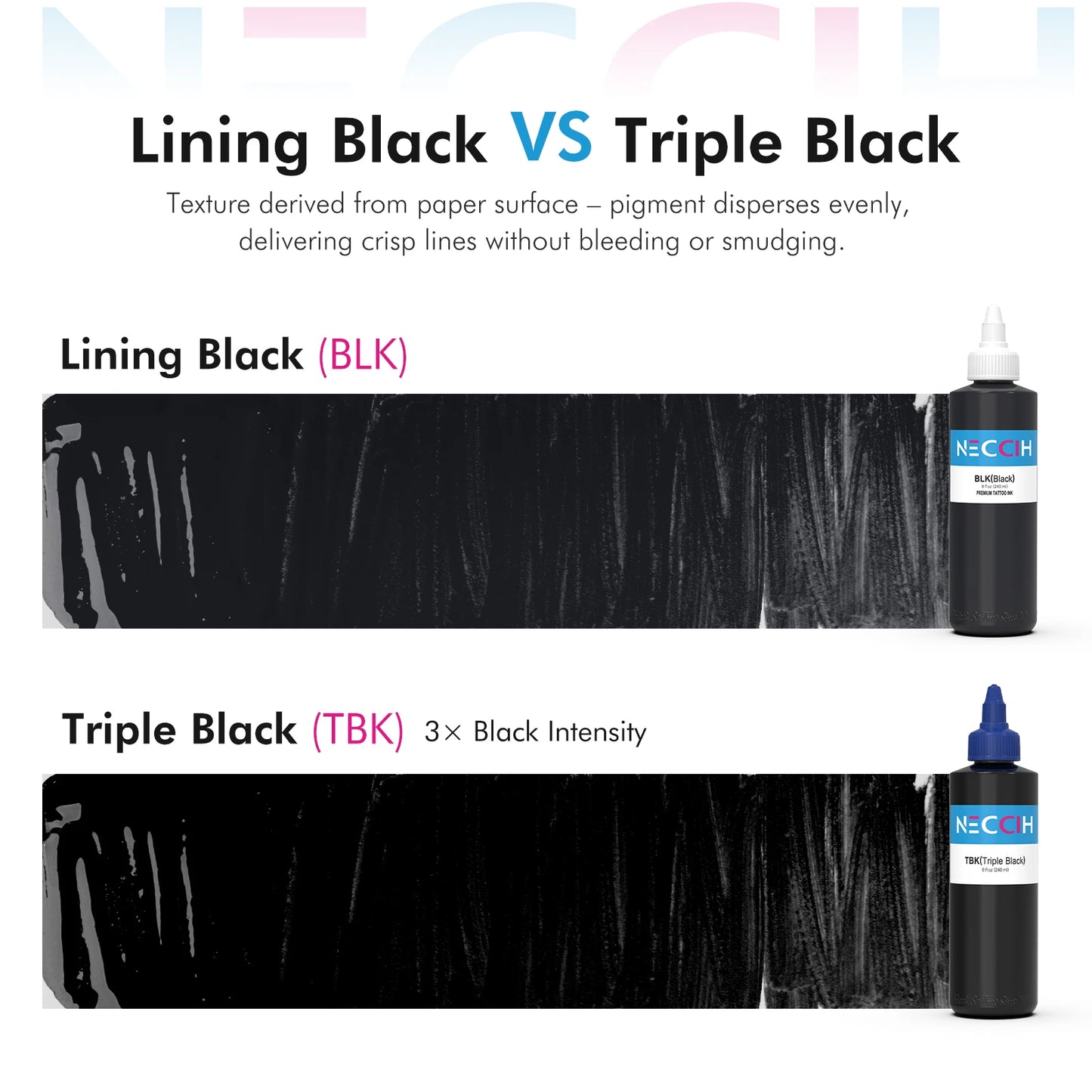 8OZ 240ML Black Tattoo Ink Original TBK BLK WD1 Triple Black Ink Professional Tattoo Pigment Permanent Skin Body Art Pigment