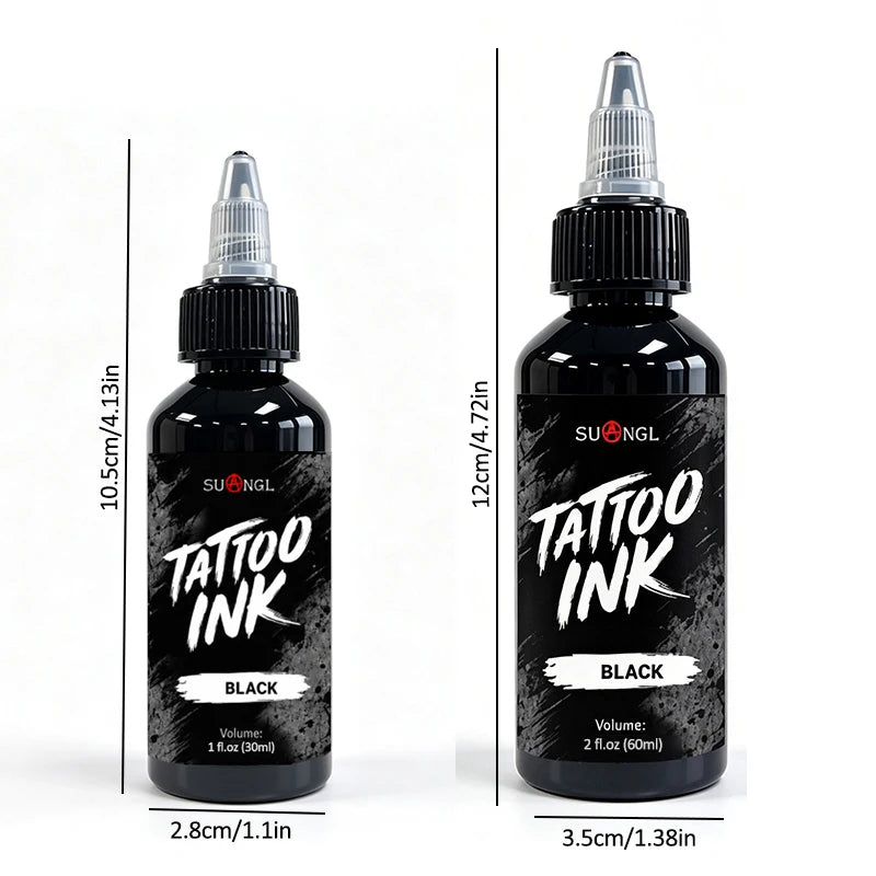 SUANGL Tattoo Ink White 60ml Colorant Black White Tattoo Ink High Quality Professional Tattoo Supplies