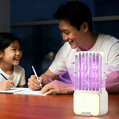 Electric Mosquito Trap USB 3 Adjustable Modes Plug-in Bug Zapper Night Light Indoor Pest Control for Bedroom Kitchen