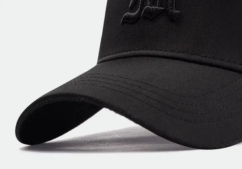 New Hat Men's Summer Thin High Top Baseball Cap Tide Big Head Fence Mesh Breathable Cap Sunscreen Sun Hat