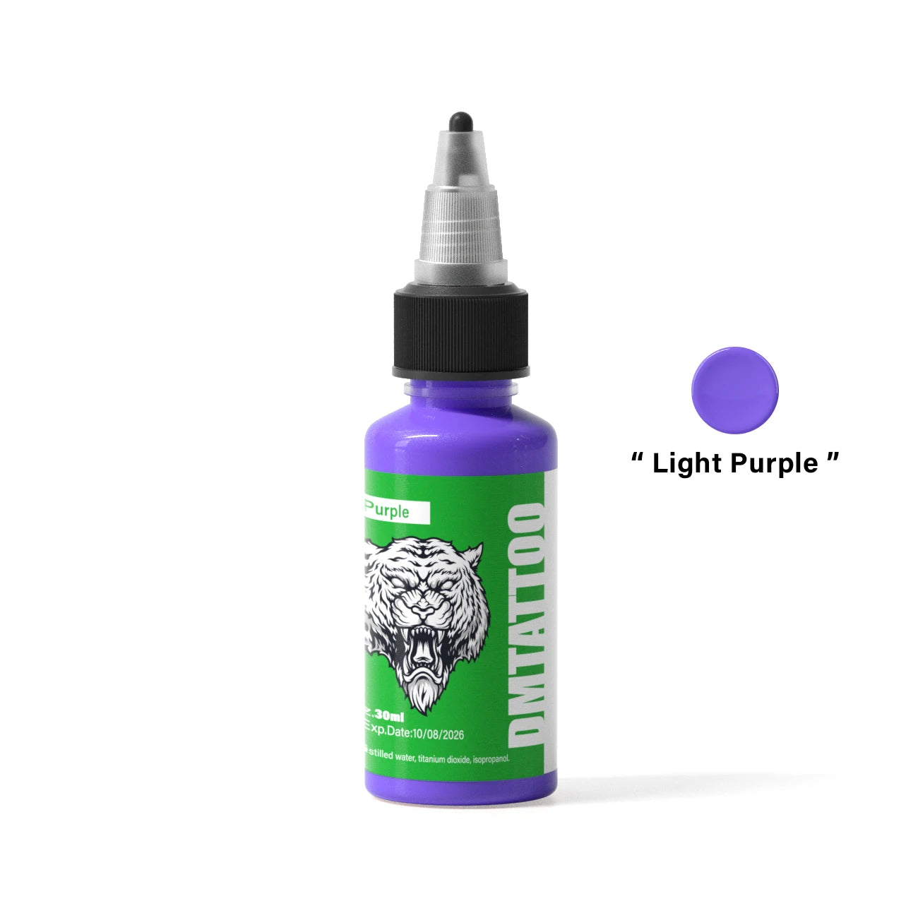 DM Tattoo Ink 15 Color 1OZ/Bottle Natural Plant Extract Pigment Body Painting Long Lasting No Color Loss Professional Tattoo Ink