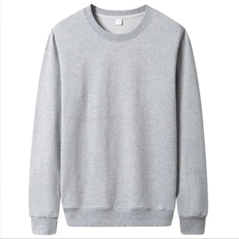 Men's Fashionable Thin Solid Color Pullover Hoodie for Autumn Casual Street Style Ideal Wear