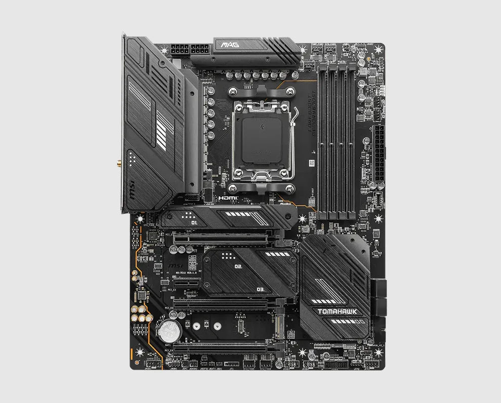 MSI MAG X670E TOMAHAWK WIFI AMD X670 Motherboard AM5 Support Ryzen 9 9950X3D 7 7800X3D 5 9600X 7 9700X 7 9800X3D DDR5 256GB ATX