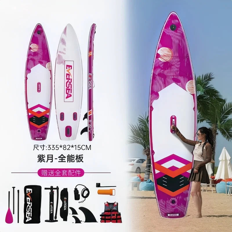 Uppblåsbar SUP-bräda i PVC för vuxna – välj design