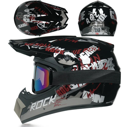 Motocrosshjälm för barn