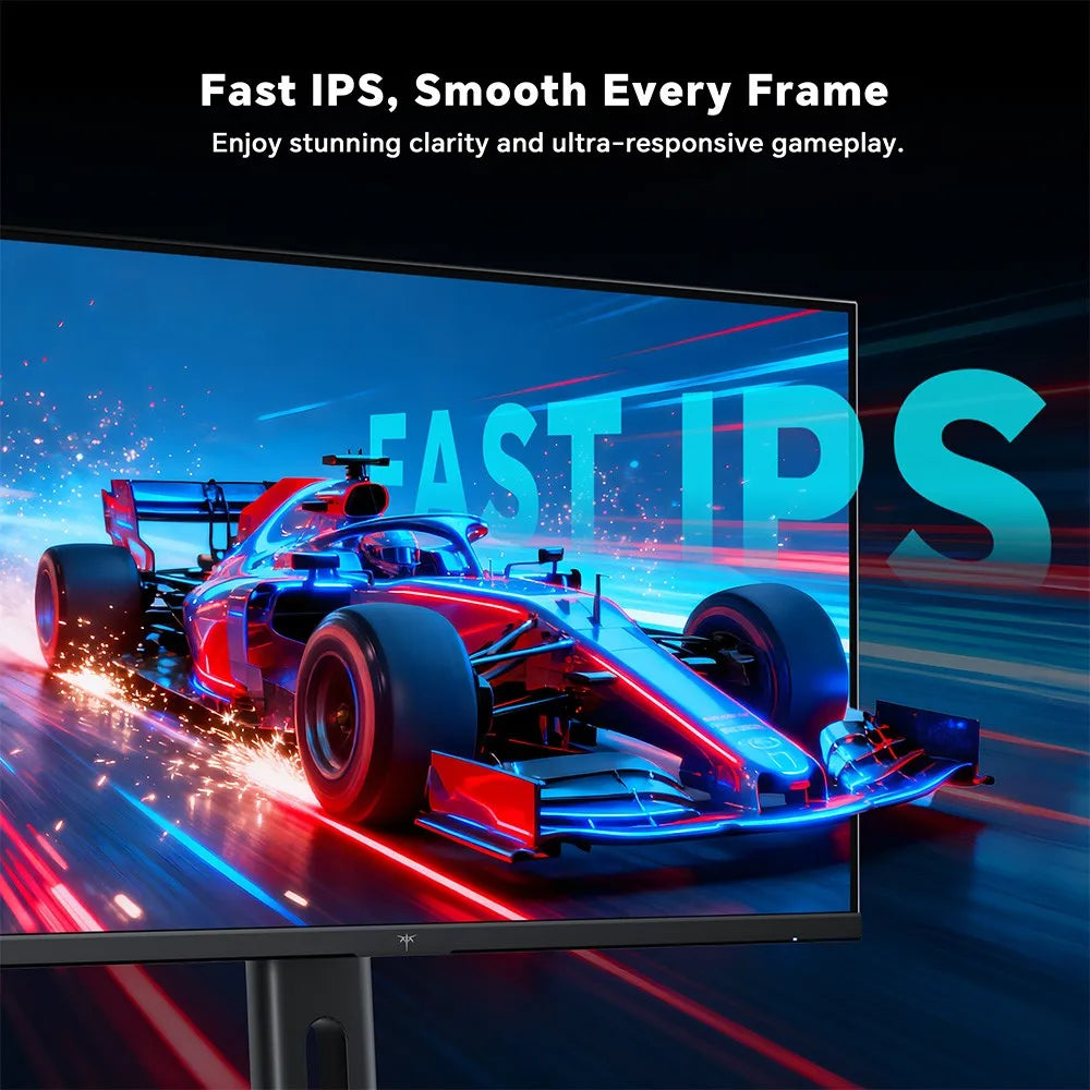 KTC H27T7P-2 Gaming Monitor 27" – Fast IPS 2K QHD 210Hz OC 1ms HDR400 FreeSync G-Sync 1,07 Mdr Färger Höjdjusterbart Stativ VESA
