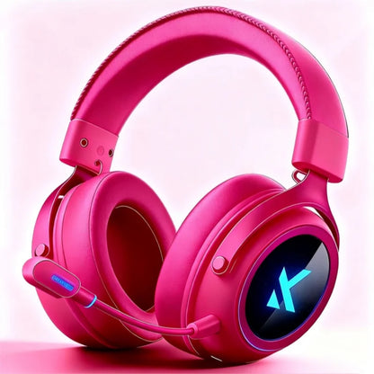 MCHOSE X9 Wireless Headworn Game 7.1 Headset Bluetooth 2.4G Three Mode 53mm Aluminum Foil Polymer Diaphragm ESports Gift Headset