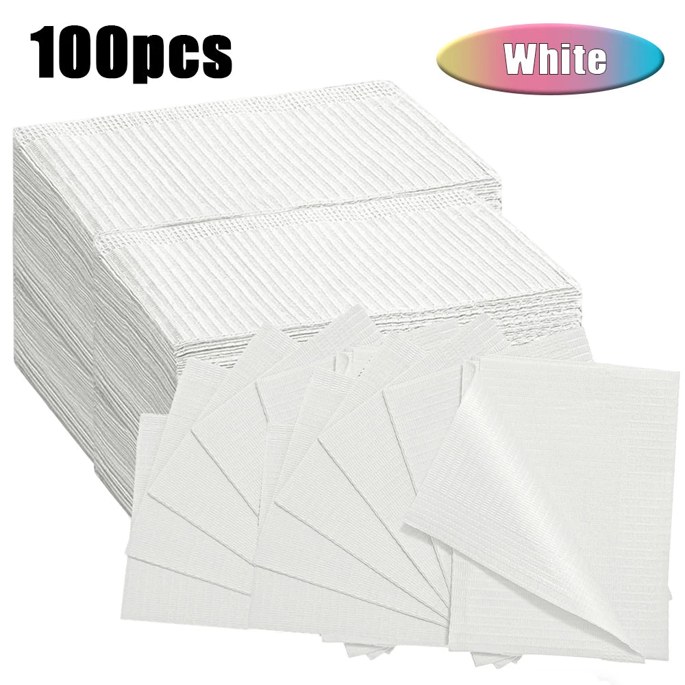 100/50/5pcs Disposable Waterproof Tattoo Clean Pad Wipes Dental Piercing Bibs Waterproof Sheets Paper Tattoo Accessories