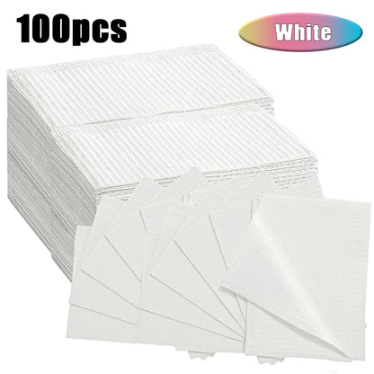 100/50/5pcs Disposable Waterproof Tattoo Clean Pad Wipes Dental Piercing Bibs Waterproof Sheets Paper Tattoo Accessories