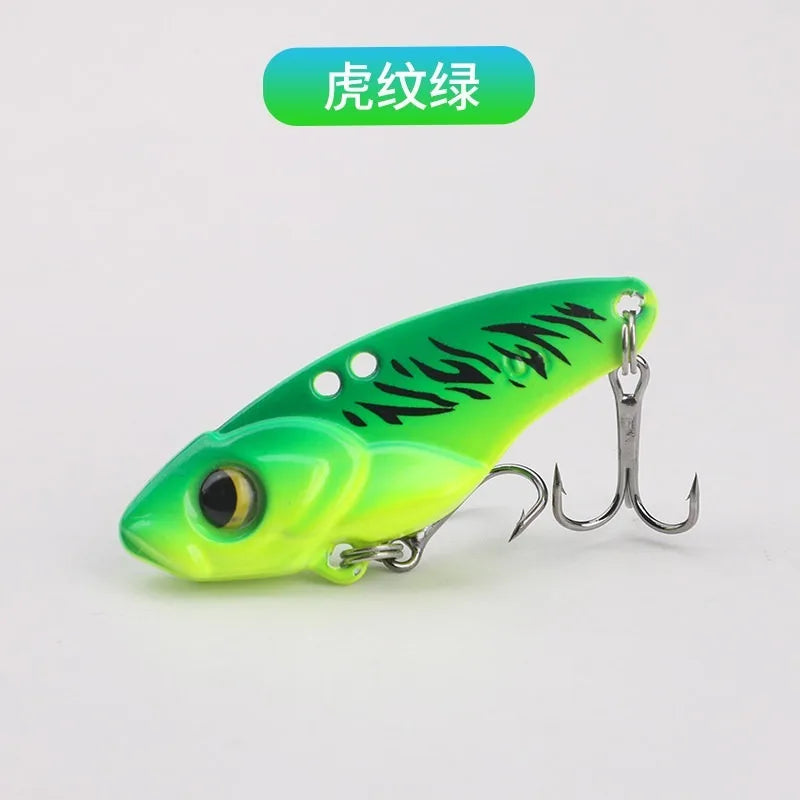 NEW 1PC Metal VIB Fishing Lures 5g 7g 10g 15g Metal Jig Crankbait Wobbler Vibration Baits Pesca Tackle for Trout Bass Pike Perch