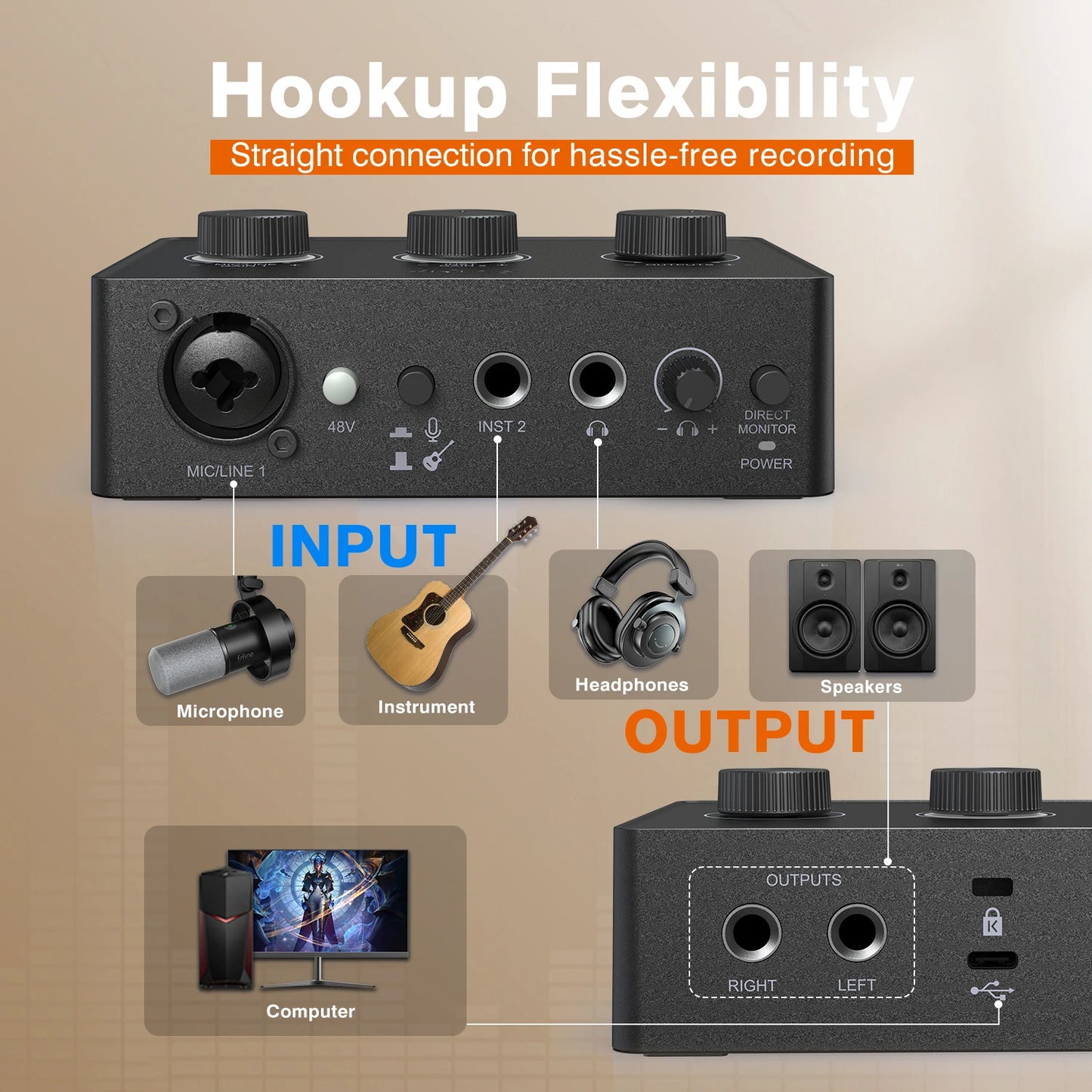 FIFINE Podcast Microphone Audio Mixer Headset Kit with Boom Arm for PC,Recording Studio Microphone for Youtube-K688/H8/Ampli1