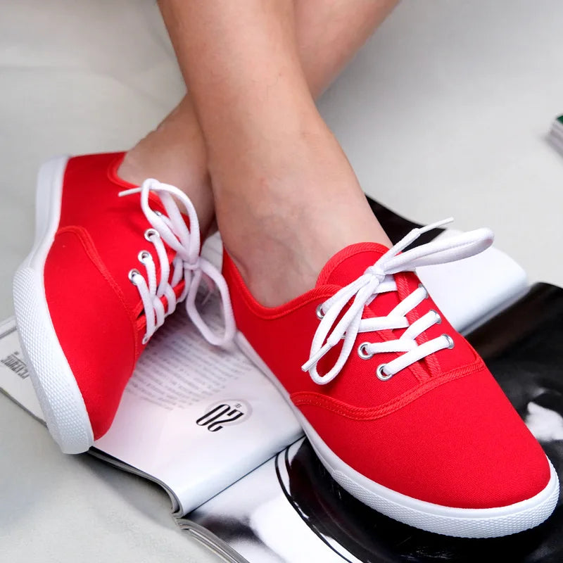 Plattformssneakers för dam – casual sommar, retro sportstil