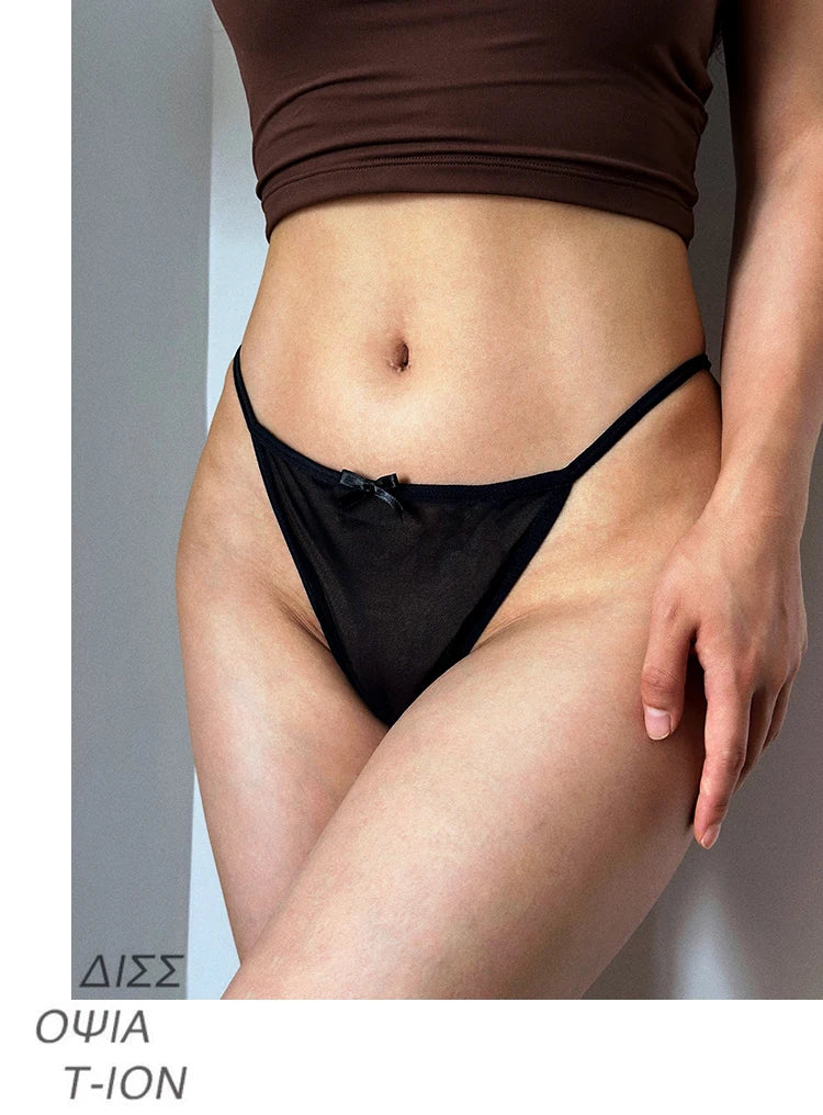 Sexy Girls G String Lace Thong Panties Women Briefs Hollow Out Transparent Thin Underwear Female Low Waist Lingerie Size S-XL