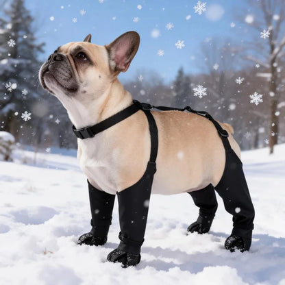 Waterproof Dog Boots Anti-Slip Dog Shoes Pet Paw Protector Dog Rain Booties Dog Outdoor Sock Shoes for Walking Running Hiking
