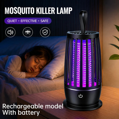 Mosquito Killer Lamp Two-in-one Ultraviolet Mosquito Trap Electric Insect Catcher USB Quiet Night Light Outdoor Mosquito Killer