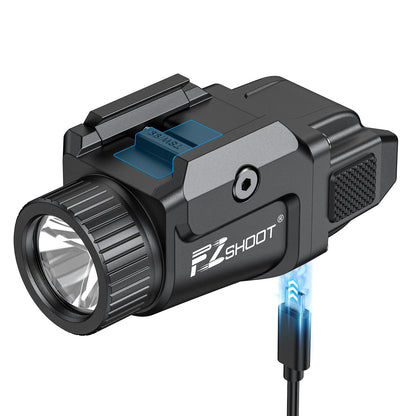 LED-ficklampa 500 lumen i svart aluminium