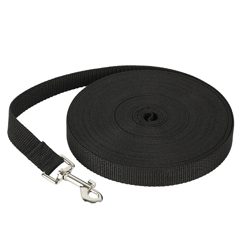 Universal Long Distance Dog Training Leash Firm Nylon Traction Lanyard Anti Bite Comfort Grip Walking Rope Pet Outdoor Accessory