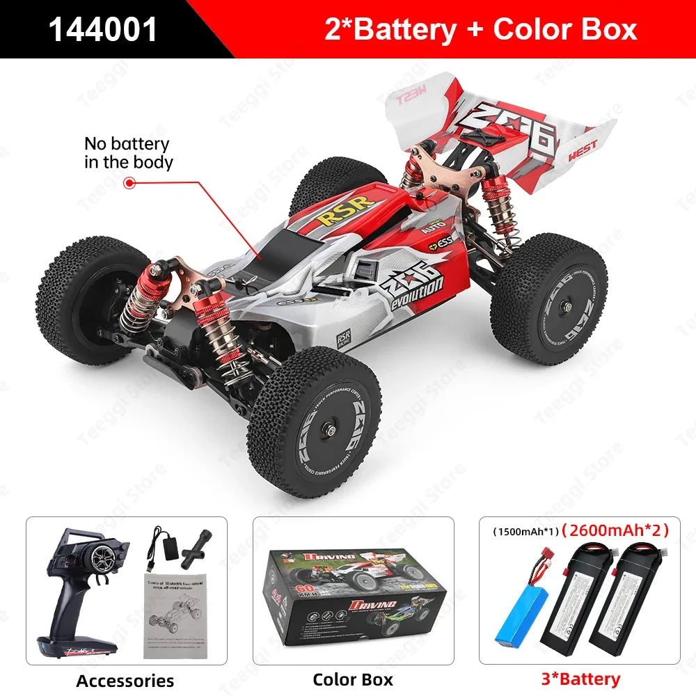 WLtoys 144001 1:14 4WD High Speed Racing Rc Car 12428 1:12 Off-Road RC Car 12402A Remote Control Drift Racing Cars Toys For Kid