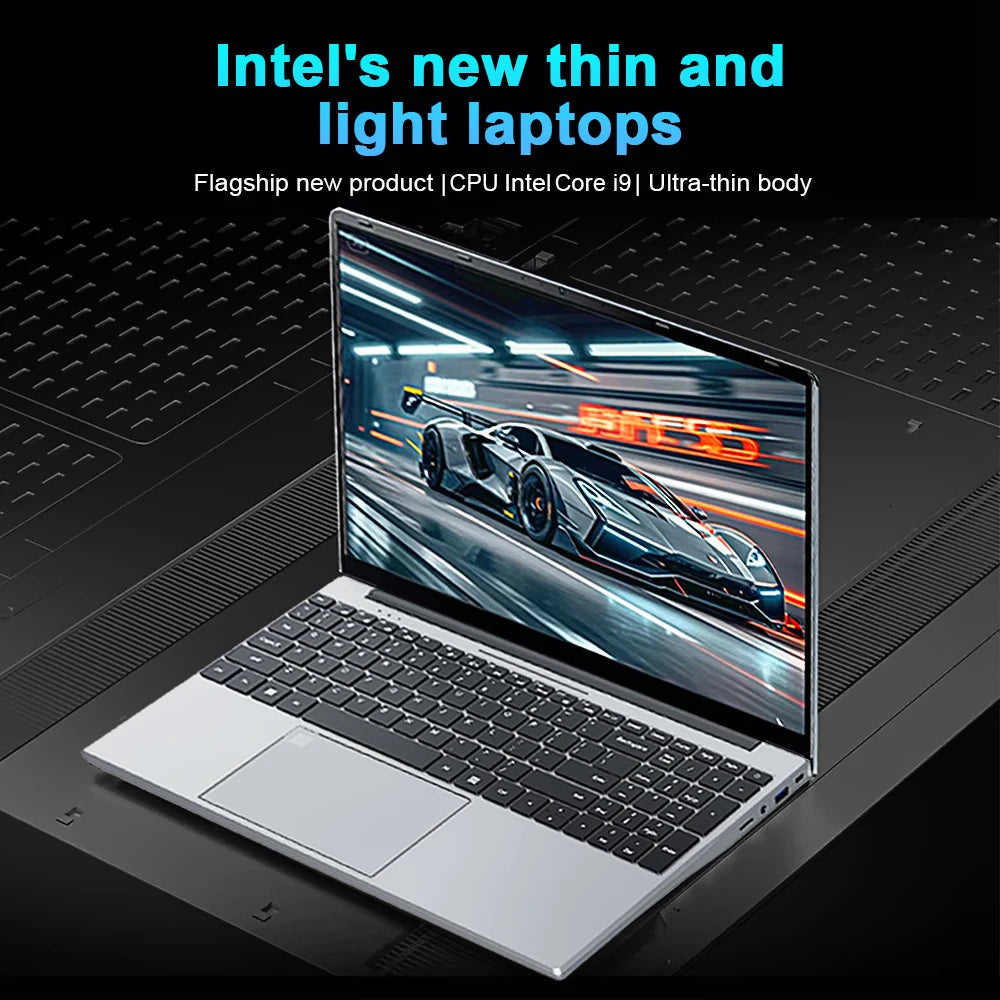 LENO 15,6" Gaming Laptop Intel Core i9-10980HK 16/32GB RAM Upp till 2TB SSD – Win 11 Pro Fingeravtryck Bakbelyst Tangentbord FHD IPS