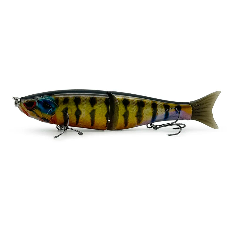 65.5g/19g Two Sizes of Bionic Multi-Section Lure Plastic Hard Baits for Submerged Sea Fishing, Suitable for All Sizes of Fish