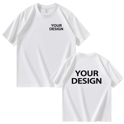 T-shirt i Bomull med Eget Tryck & Logotyp – Unisex, Lös Passform | XS–4XL