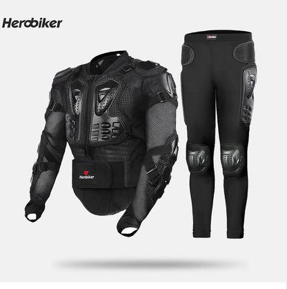 HEROBIKER Motorcycle Jacket Men Body Armor Motorcycle Armor Moto Motocross Racing Jacket Riding Motorbike Moto Protection  S-5XL