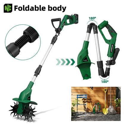 Elektrisk jordfräs och kultivator för Makita 21V batteri