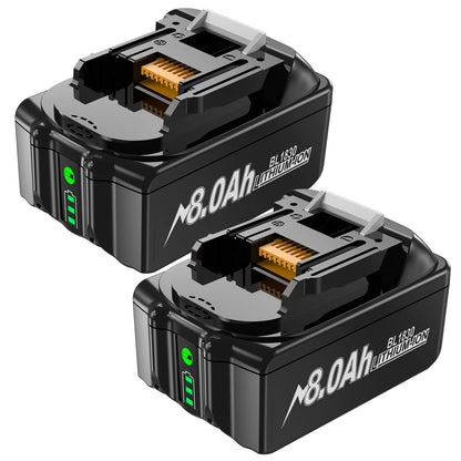 For Makita BL1830 Battery 18V 8000mAh Battery BL1830 BL1815 BL1860 BL1840 Tool Rechargeable Battery With 6A Charger
