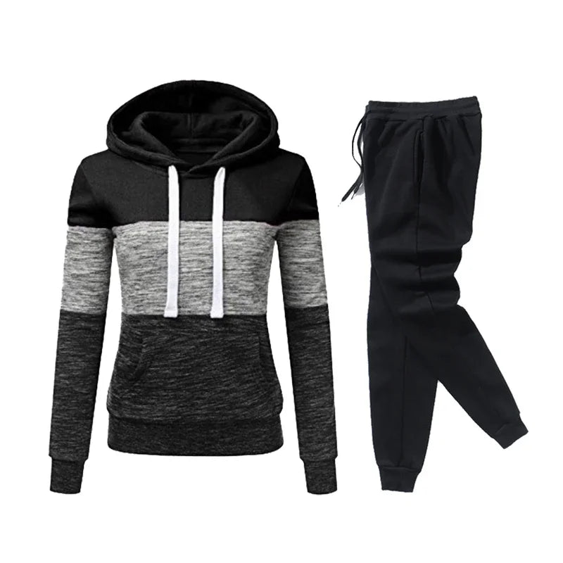 Hot Sales Daily Women's Tracksuit Hoodies Long Sleeves Casual Single Piece Sweatshirts Sweatpants Comfort Outdoor Jogging Sports